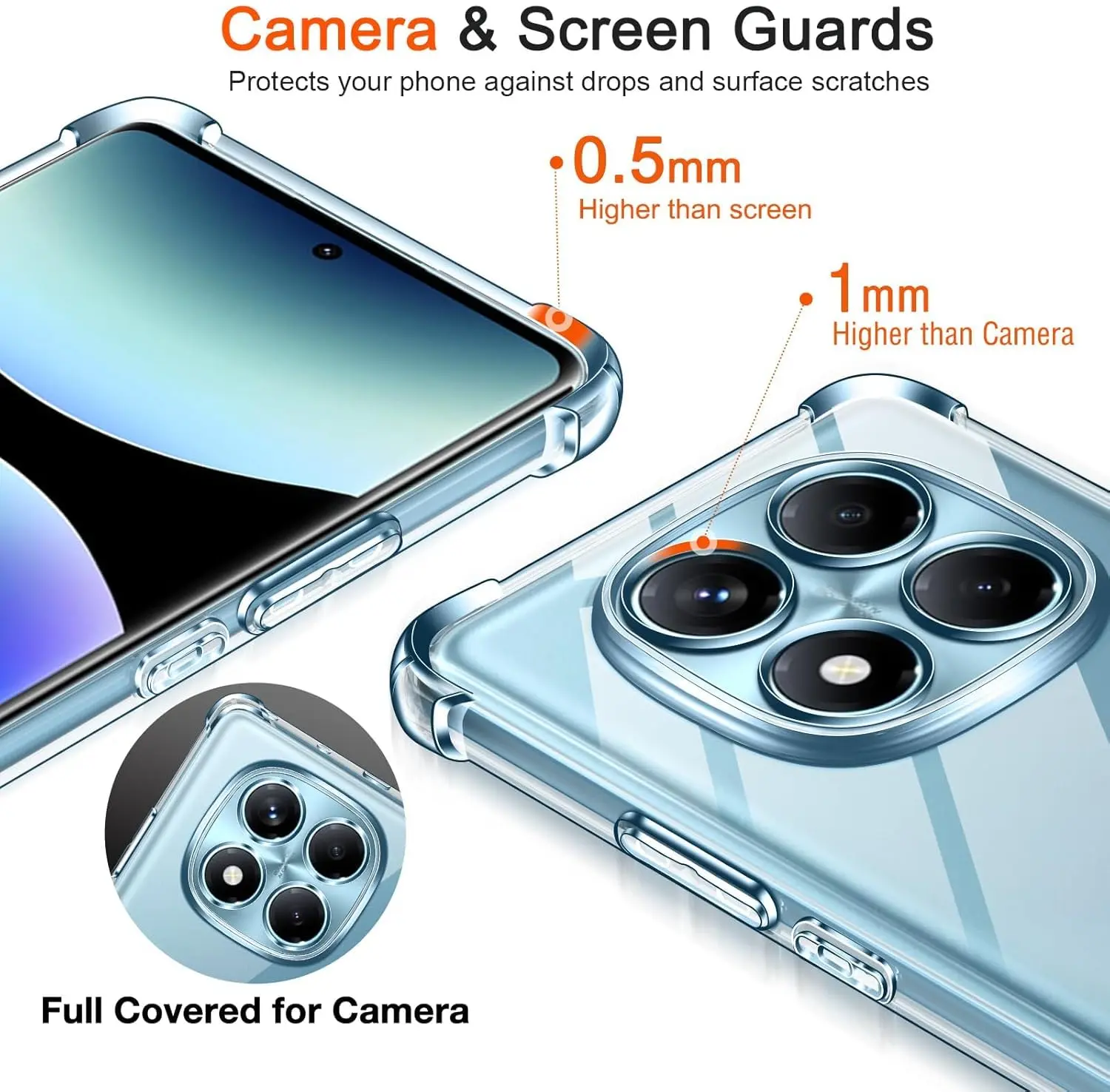 Xiaomi Redmi Note 15 Pro Plus Hoesje Schokbestendig en Dun TPU Transparant afbeelding 2
