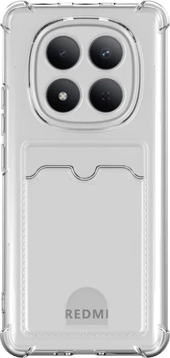 Xiaomi Redmi Note 15 4G Hoesje Dun TPU met Pasjeshouder Back Cover Transparant afbeelding 4