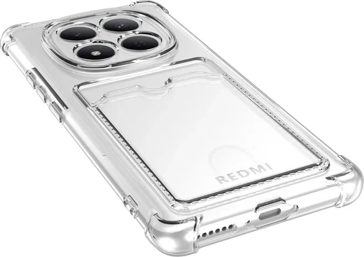 Xiaomi Redmi Note 15 4G Hoesje Dun TPU met Pasjeshouder Back Cover Transparant afbeelding 6