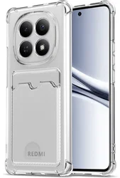 Xiaomi Redmi Note 15 5G Hoesje Dun TPU met Pasjeshouder Back Cover Transparant afbeelding