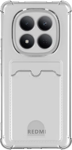 Xiaomi Redmi Note 15 Pro 4G Hoesje Dun TPU Pasjeshouder Back Cover Transparant afbeelding 5