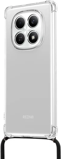 Xiaomi Redmi Note 15 4g Hoesje met Koord Schokbestendig TPU Transparant afbeelding 3