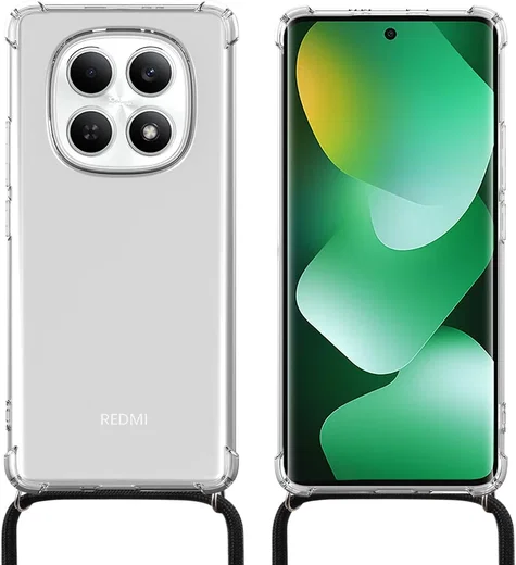 Xiaomi Redmi Note 15 4g Hoesje met Koord Schokbestendig TPU Transparant afbeelding 7