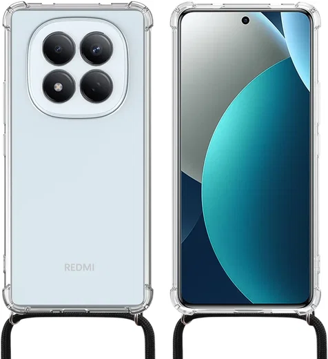 Xiaomi Redmi Note 15 Pro 4G Hoesje met Koord Schokbestendig TPU Transparant afbeelding 7