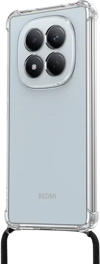 Xiaomi Redmi Note 15 Pro 4G Hoesje met Koord Schokbestendig TPU Transparant afbeelding 3