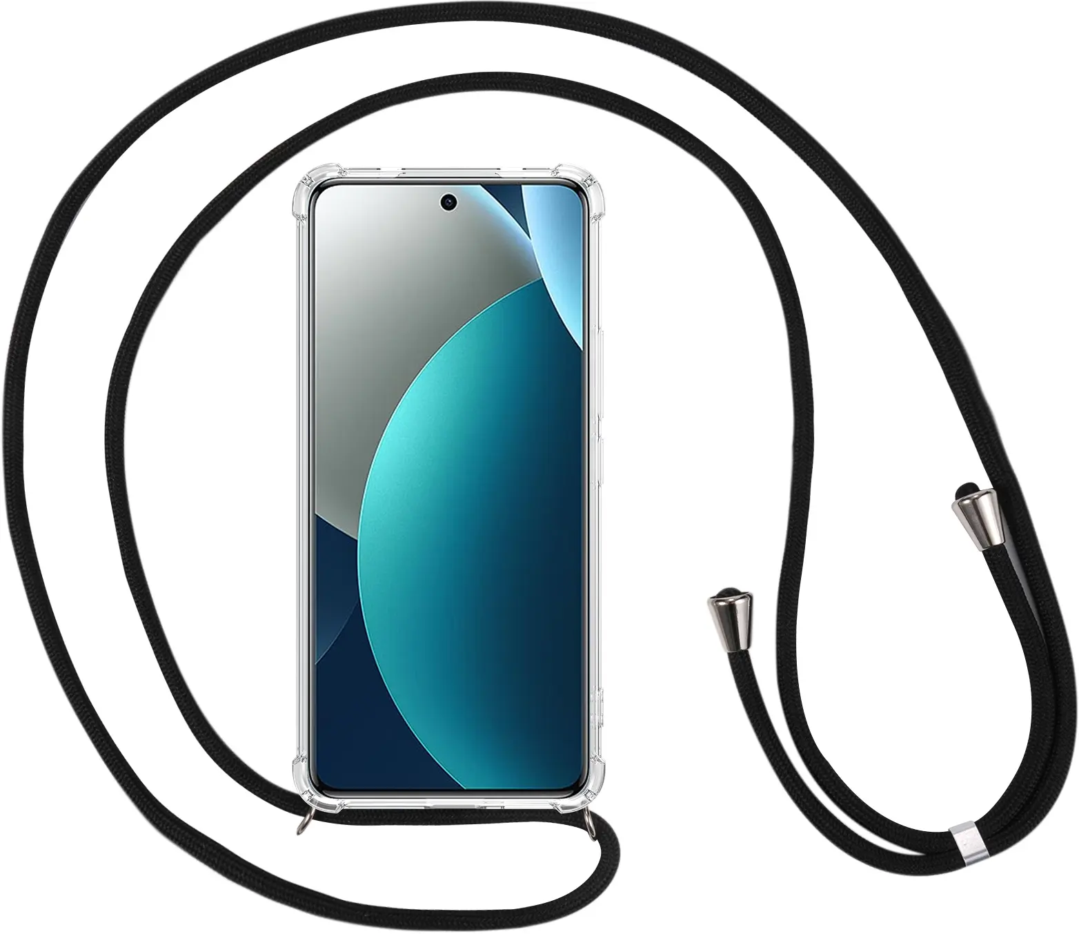 Xiaomi Redmi Note 15 Pro 4G Hoesje met Koord Schokbestendig TPU Transparant afbeelding 6