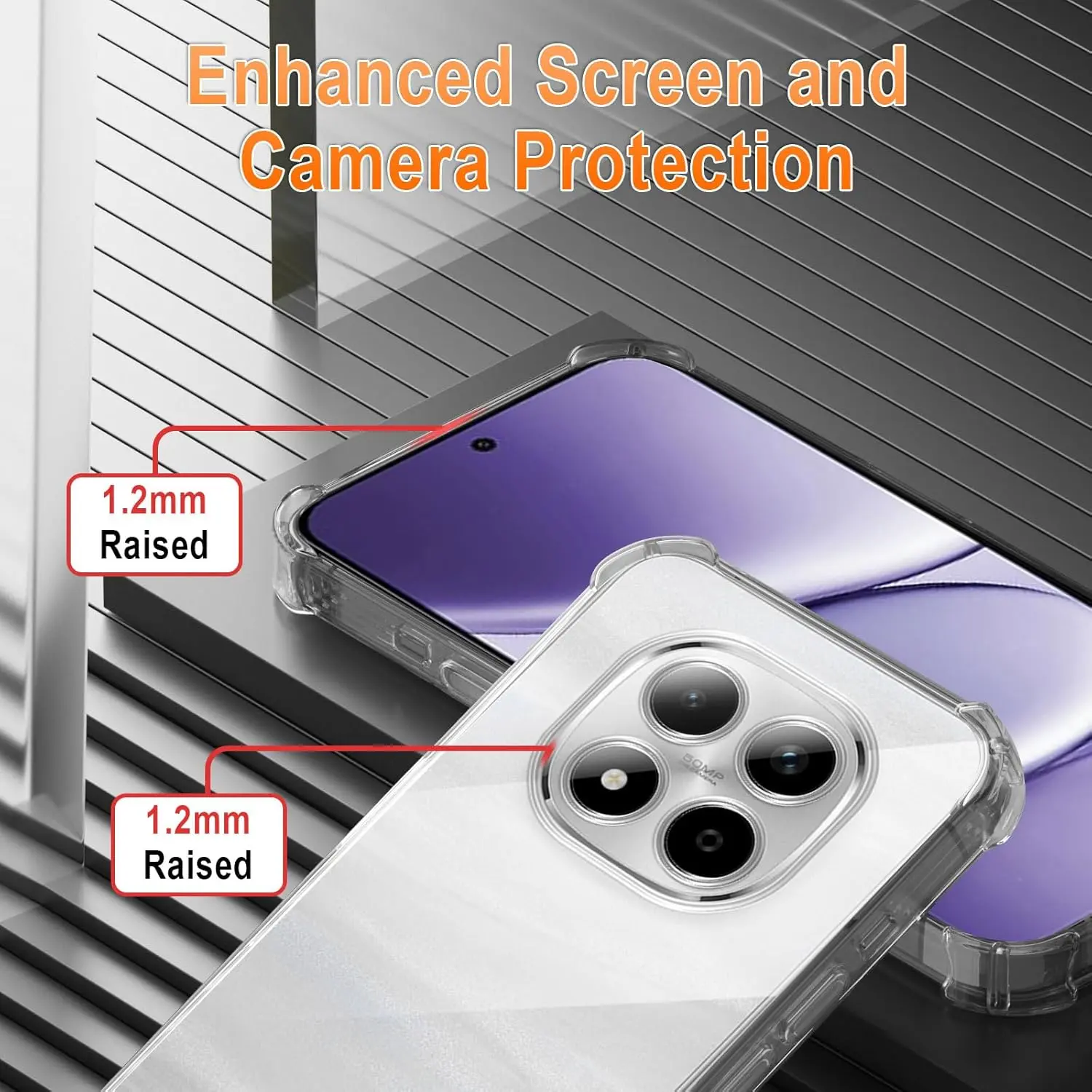 Xiaomi Redmi Note 15 Pro Plus Hoesje met Koord Schokbestendig TPU Transparant afbeelding 5