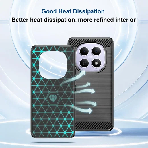 Xiaomi Redmi Note 15 4G Hoesje Geborsteld TPU Flexibele Back Cover Zwart afbeelding 7