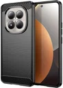 Xiaomi Redmi Note 15 Pro 4G Hoesje Geborsteld TPU Flexibele Back Cover Zwart