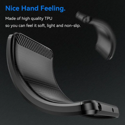 Xiaomi Redmi Note 15 Pro 4G Hoesje Geborsteld TPU Flexibele Back Cover Zwart afbeelding 5