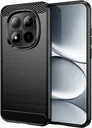 Xiaomi Redmi Note 15 Pro 5G Hoesje Geborsteld TPU Flexibele Back Cover Zwart