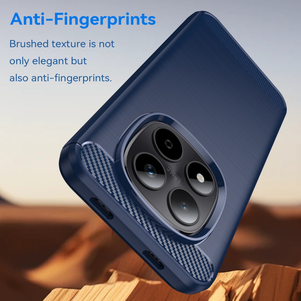 Xiaomi Redmi Note 15 Pro 5G Hoesje Geborsteld TPU Flexibele Back Cover Blauw afbeelding 4