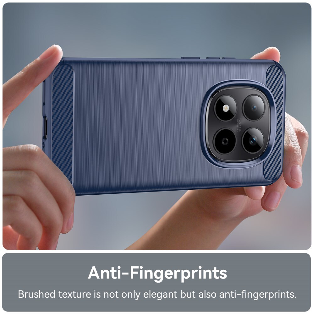 Xiaomi Redmi Note 15 Pro 5G Hoesje Geborsteld TPU Flexibele Back Cover Blauw afbeelding 6