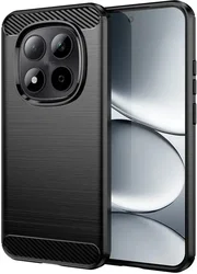 Xiaomi Redmi Note 15 Pro Plus Hoesje Geborsteld TPU Flexibele Back Cover Zwart afbeelding