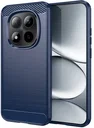 Xiaomi Redmi Note 15 Pro Plus Hoesje Geborsteld TPU Flexibele Back Cover Blauw