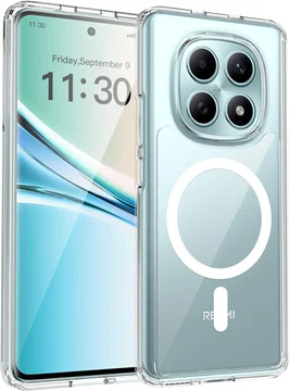 Xiaomi Redmi Note 15 4G Hoesje Hard Back Cover met MagSafe Transparant