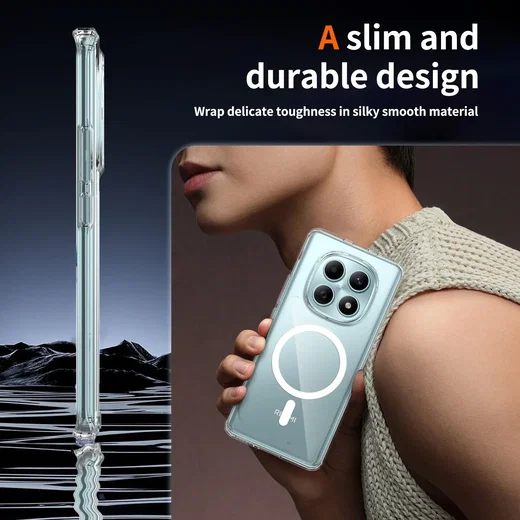 Xiaomi Redmi Note 15 4G Hoesje Hard Back Cover met MagSafe Transparant afbeelding 9