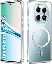 Xiaomi Redmi Note 15 5G Hoesje Hard Back Cover met MagSafe Transparant afbeelding
