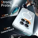 Xiaomi  Redmi Note 15 Pro Plus Hoesje Hard Back Cover met MagSafe Transparant afbeelding 6