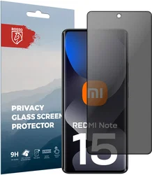 Rosso Xiaomi Redmi Note 15 4G 9H Tempered Glass Screen Protector Privacy afbeelding