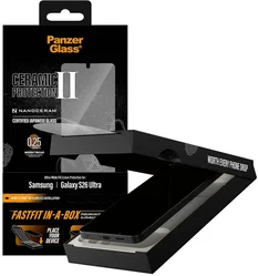PanzerGlass Ceramic Ultra-Wide Samsung S26 Ultra Screen Protector Installatiebox afbeelding