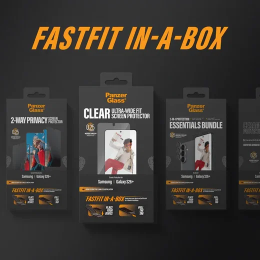 PanzerGlass Ceramic Ultra-Wide Samsung S26 Plus Screen Protector Installatiebox afbeelding 9