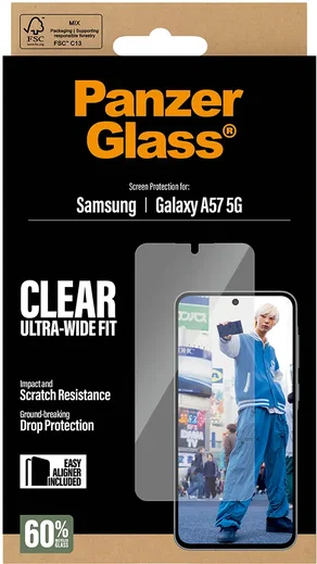 PanzerGlass Ultra-Wide Samsung Galaxy A57 Screen Protector Tempered Glass afbeelding 6