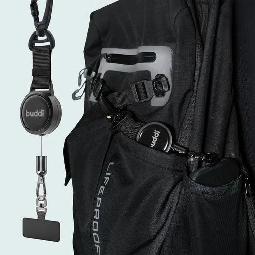 Buddi Secure Telefoonkoord voor Wintersport en Anti Diefstal Zwart afbeelding 10