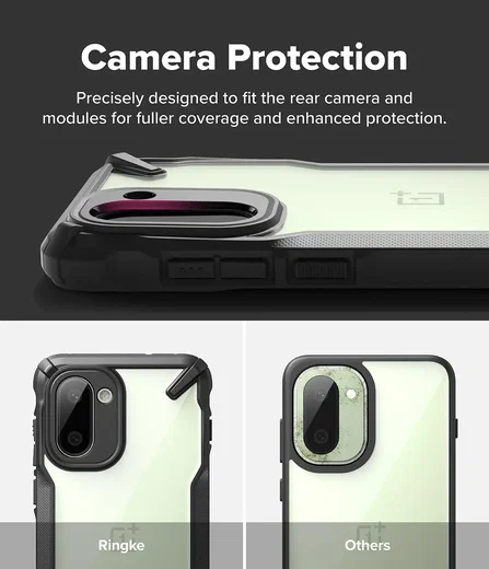 Ringke Fusion X OnePlus 15R Hoesje Back Cover Zwart afbeelding 4