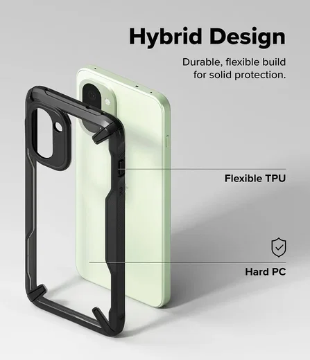 Ringke Fusion X OnePlus 15R Hoesje Back Cover Zwart afbeelding 6