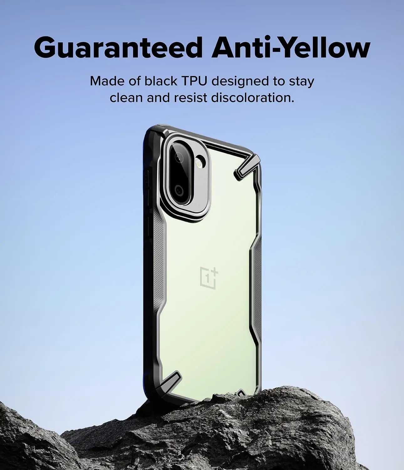 Ringke Fusion X OnePlus 15R Hoesje Back Cover Zwart afbeelding 3