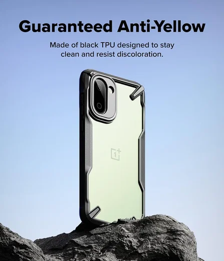 Ringke Fusion X OnePlus 15R Hoesje Back Cover Zwart afbeelding 3