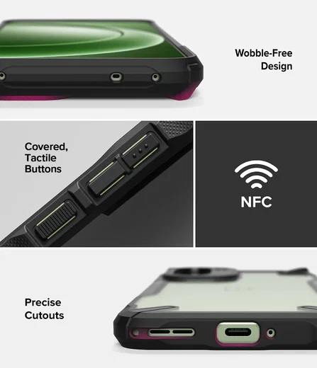 Ringke Fusion X OnePlus 15R Hoesje Back Cover Zwart afbeelding 8