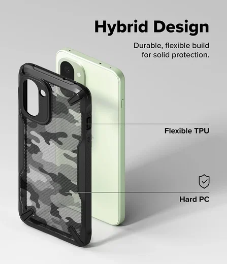 Ringke Fusion X OnePlus 15R Hoesje Back Cover Camo Zwart afbeelding 7