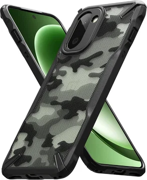 Ringke Fusion X OnePlus 15R Hoesje Back Cover Camo Zwart