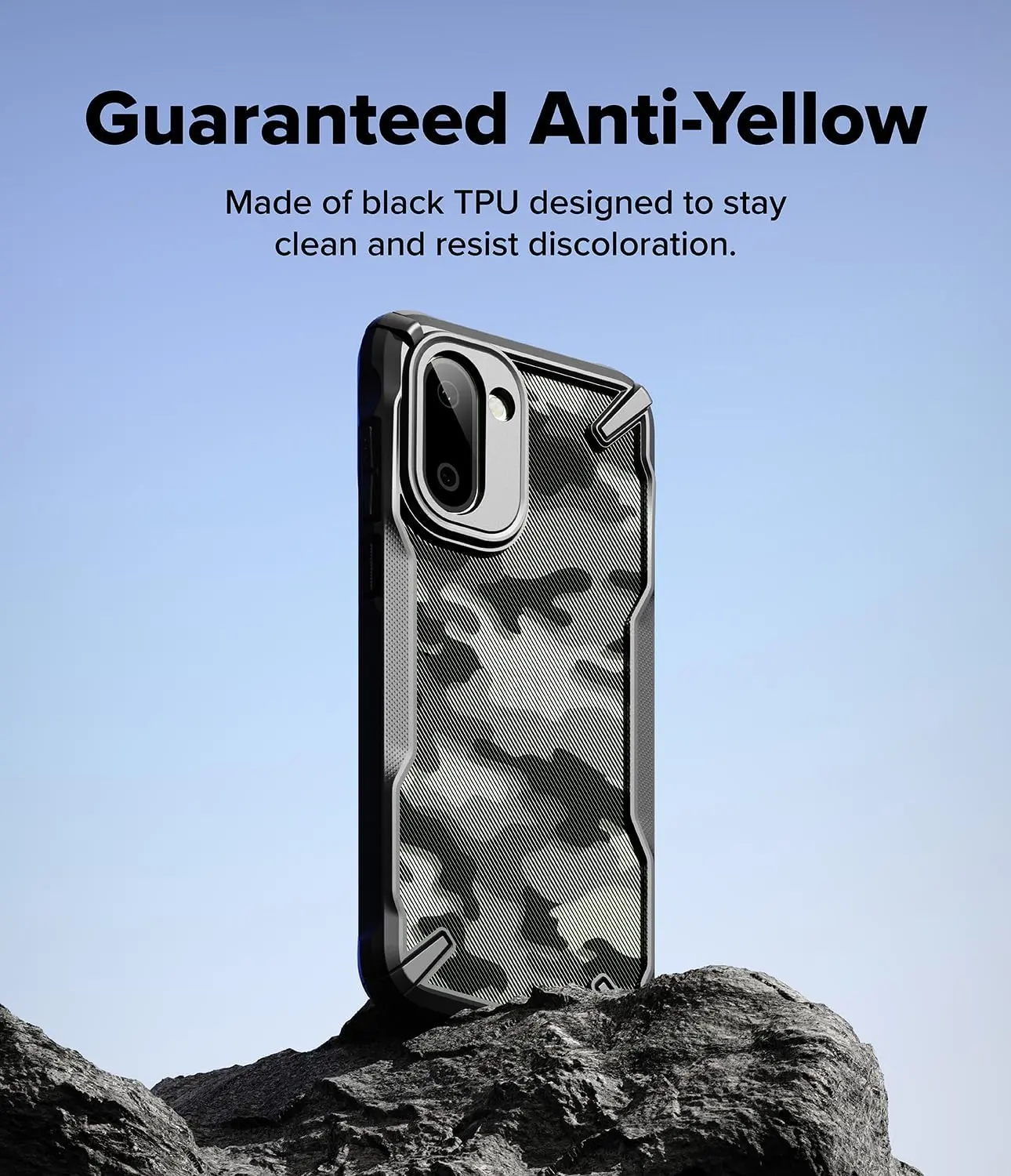 Ringke Fusion X OnePlus 15R Hoesje Back Cover Camo Zwart afbeelding 3