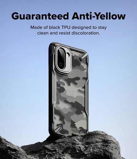 Ringke Fusion X OnePlus 15R Hoesje Back Cover Camo Zwart afbeelding 3