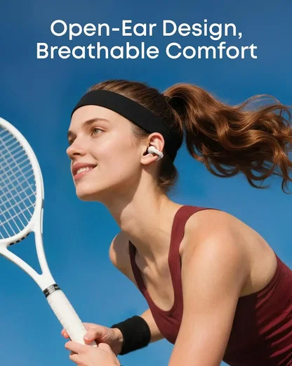 Anker Soundcore C50i Clip On Draadloze Open-Ear Oordopjes Wit afbeelding 2