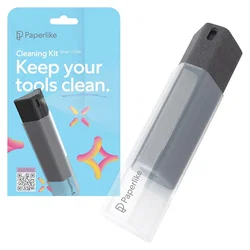 Paperlike Cleaning Kit All-in-One Microfiber Cleaning Spray voor Displays Grijs afbeelding