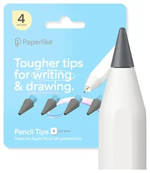 Paperlike Pencil Tips voor Apple Pencils en Logitech Crayon (4-Pack) afbeelding