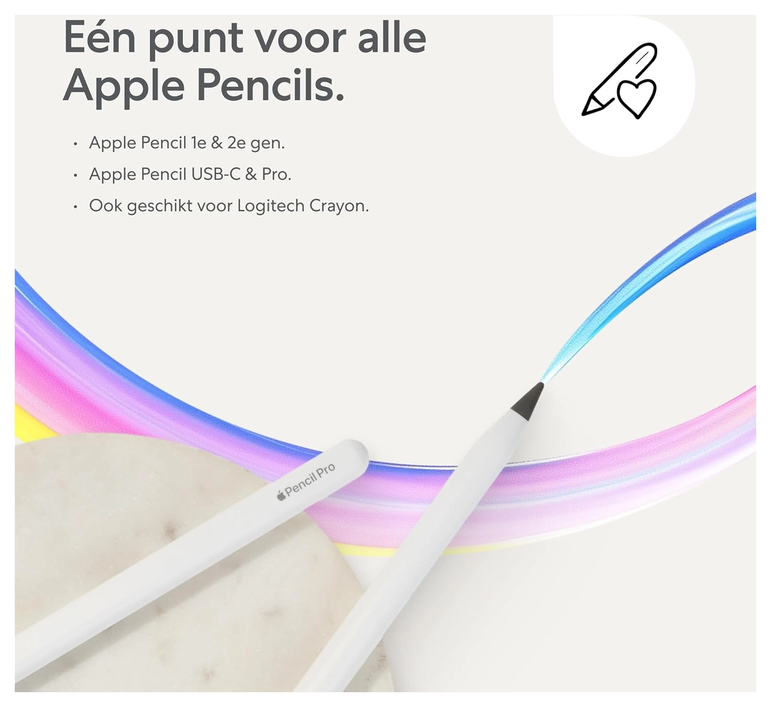 Paperlike Pencil Tips voor Apple Pencils en Logitech Crayon (4-Pack) afbeelding 5