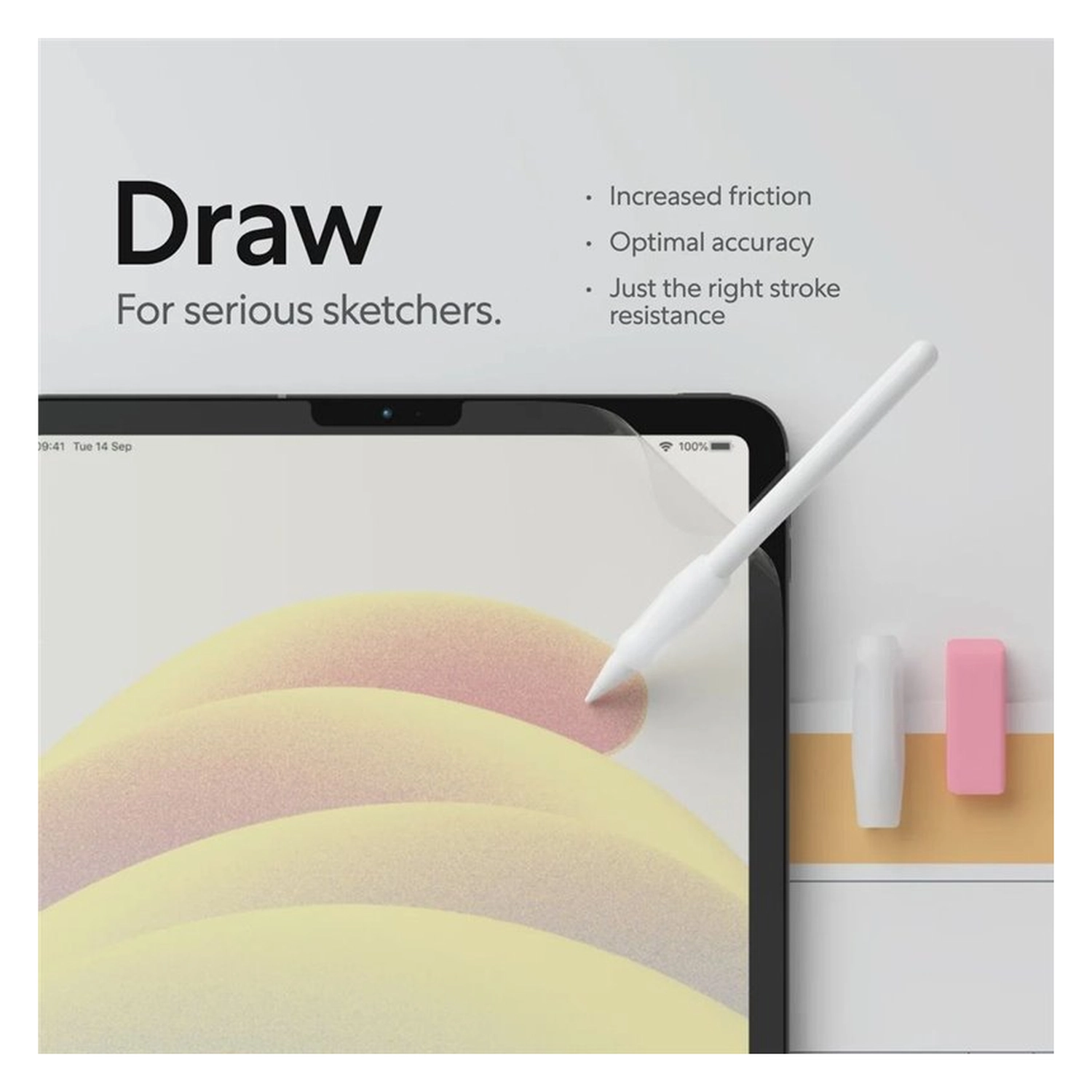 Paperlike Screen Protector 2.1 iPad 10.2 (2019-2021) Display Folie (2-Pack) afbeelding 4