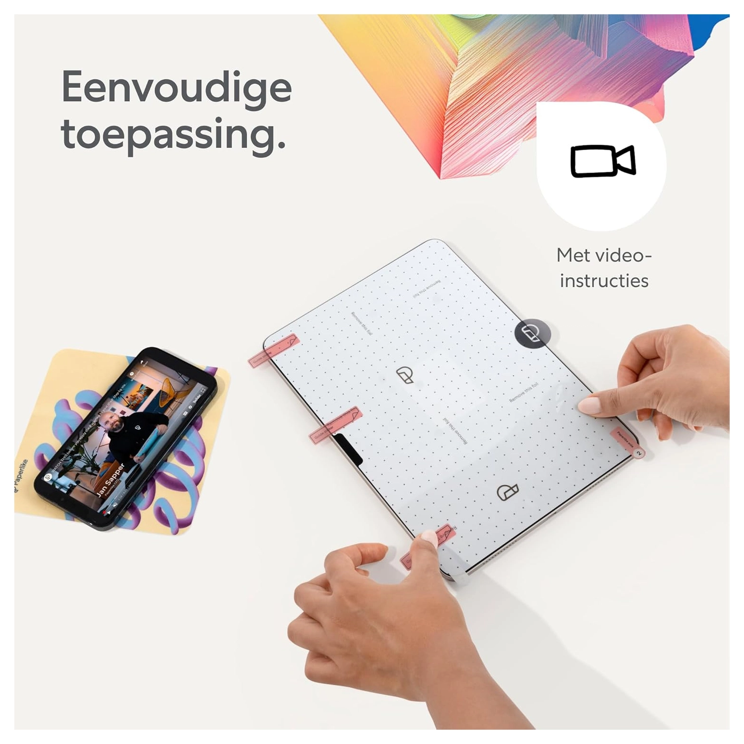 Paperlike Screen Protector 2.1 iPad Pro 13 (2024-2025) Display Folie (2-Pack) afbeelding 3