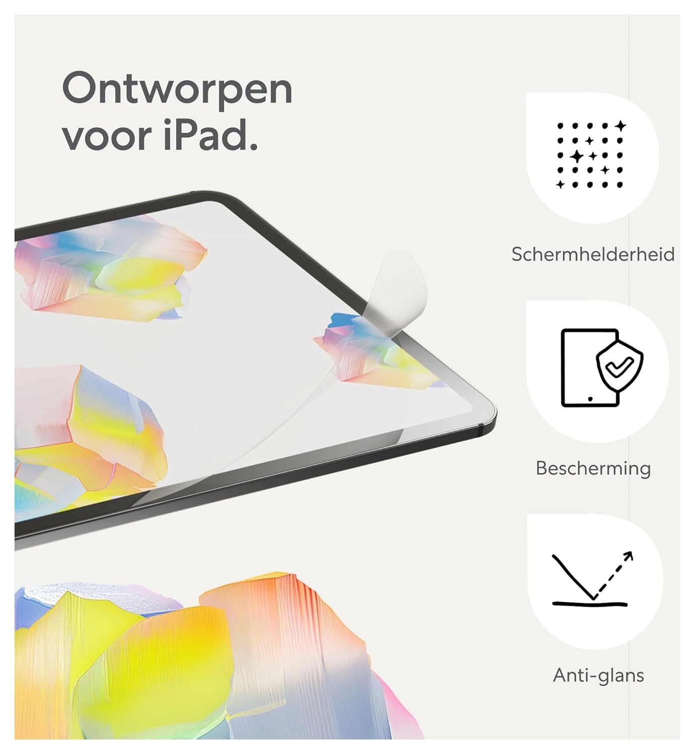 Paperlike Screen Protector 2.1 iPad Pro 13 (2024-2025) Display Folie (2-Pack) afbeelding 4