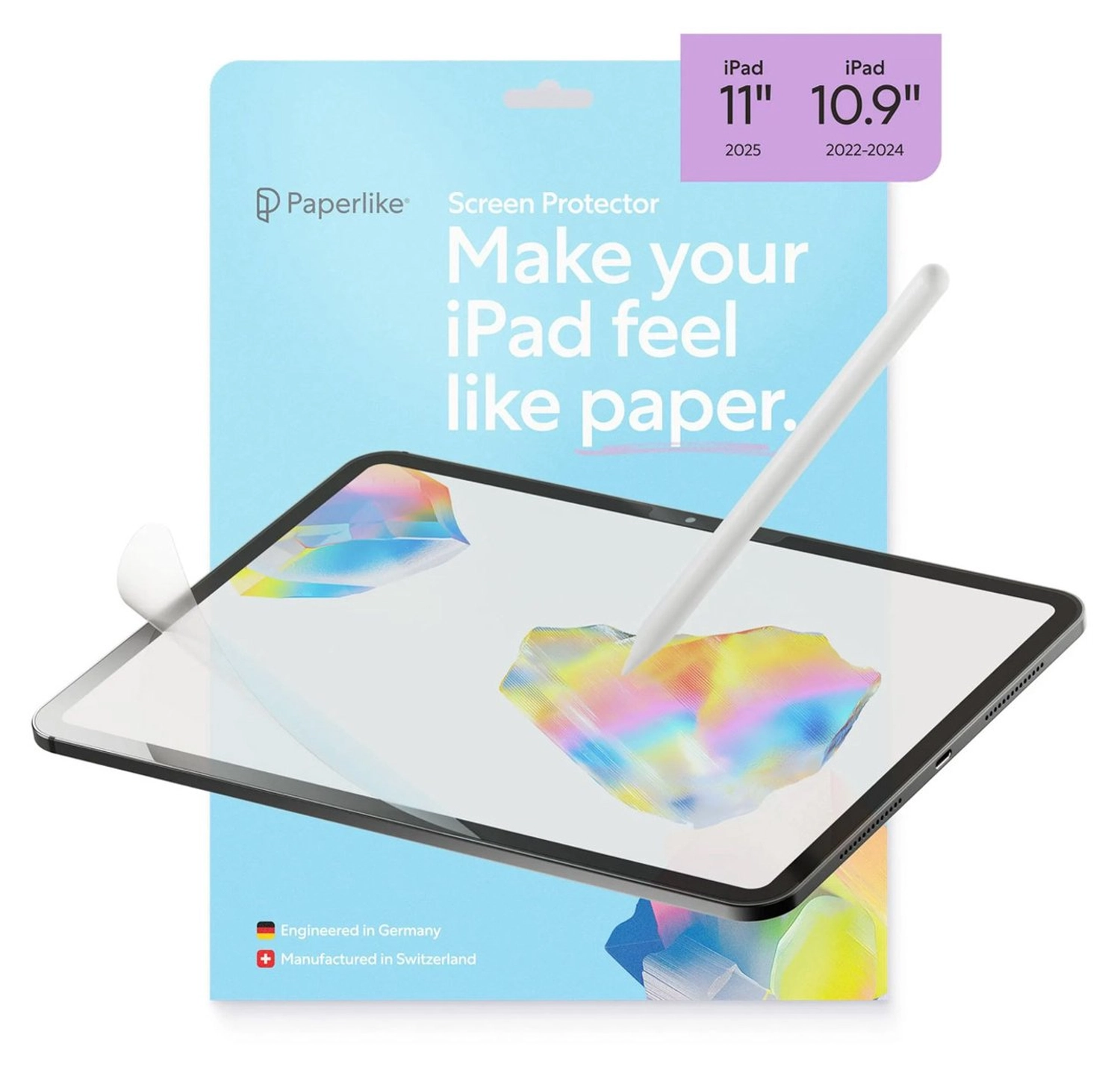 Paperlike Screen Protector 3 iPad 11 (2025) / 10.9 (2022) Display Folie (2-Pack) afbeelding 1