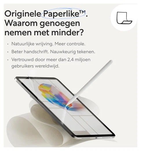 Paperlike Screen Protector 3 iPad 11 (2025) / 10.9 (2022) Display Folie (2-Pack) afbeelding 3