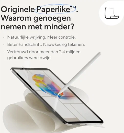 Paperlike Screen Protector 3 iPad Air 11 (2024/2025/2026) Display Folie (2-Pack) afbeelding 4