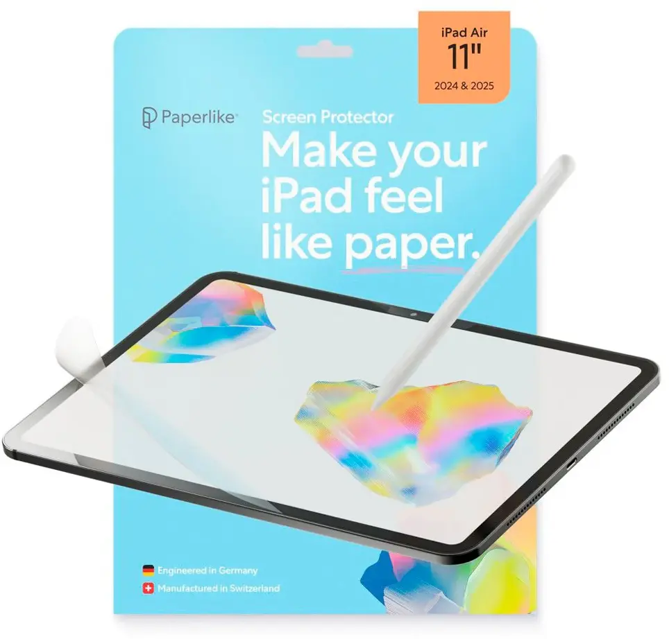 Paperlike Screen Protector 3 iPad Air 11 (2024/2025/2026) Display Folie (2-Pack) afbeelding 1