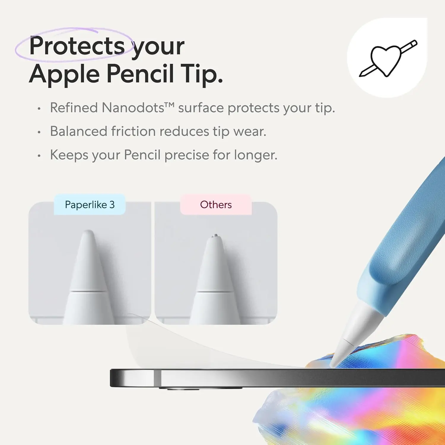Paperlike Screen Protector 3 iPad Mini 7 / 6 Display Folie (2-Pack) afbeelding 6