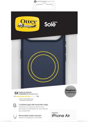 OtterBox Sole Series MagSafe Apple iPhone Air Hoesje met Draaglus Blauw afbeelding 5